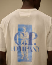 Charger l'image dans la galerie, C.P. Company T-shirt Comfort Logo Gauze White