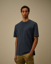 Charger l'image dans la galerie, C.P. Company T-shirt Piquet Pigment Dyed Midnight Navy