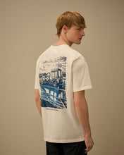 Charger l'image dans la galerie, C.P. Company T-shirt Logo Gauze White