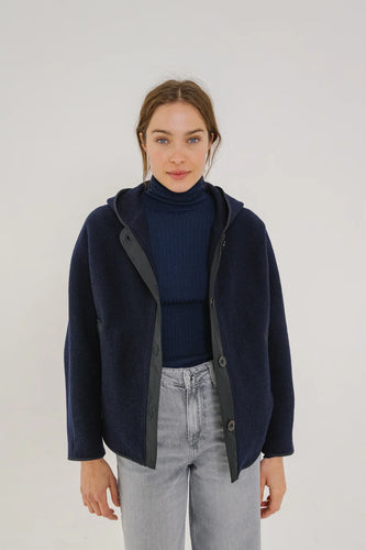 SacreCoeur Veste Ani en Laine Navy