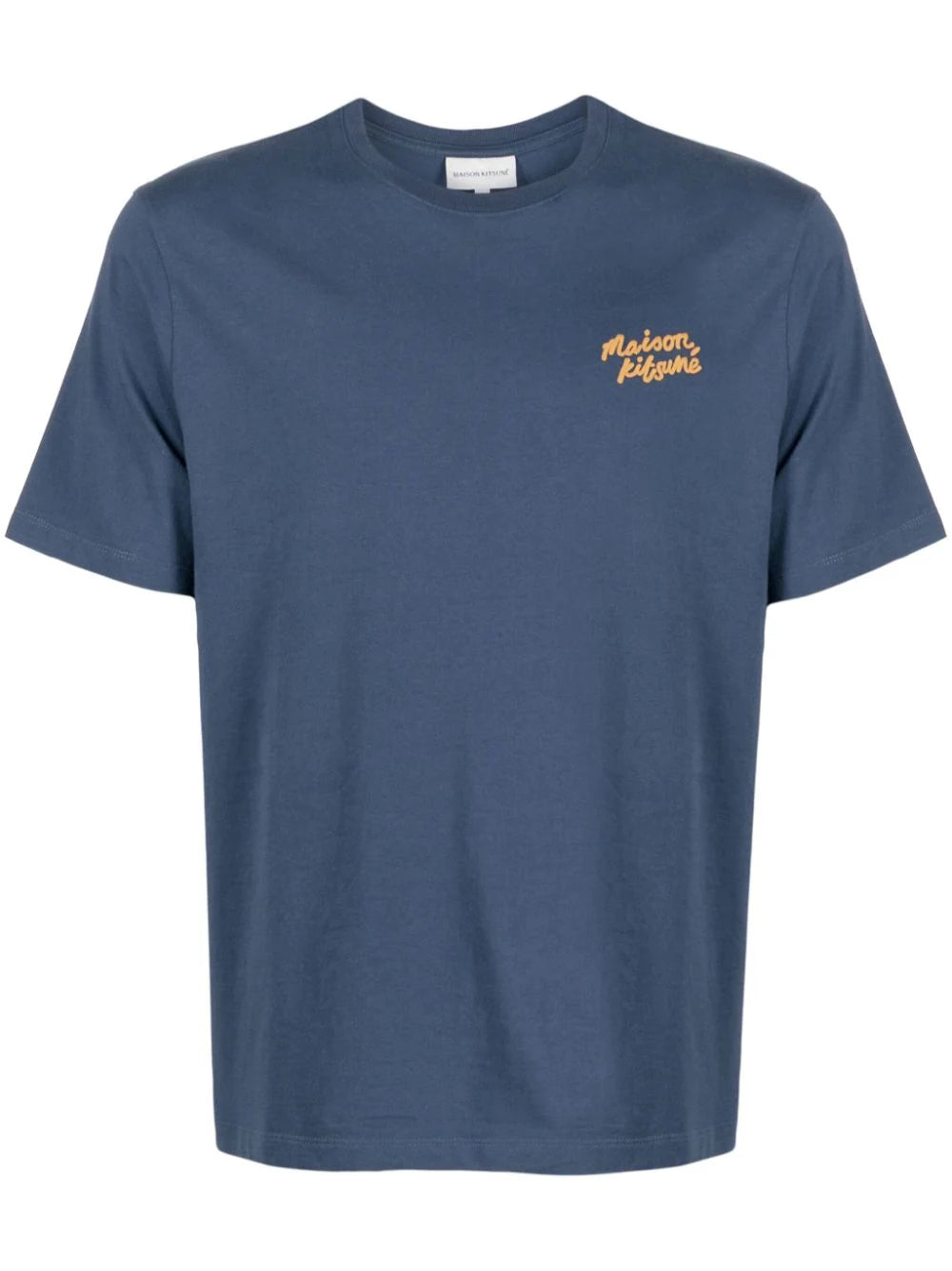 Maison Kitsuné T-shirt Handwriting Blue denim