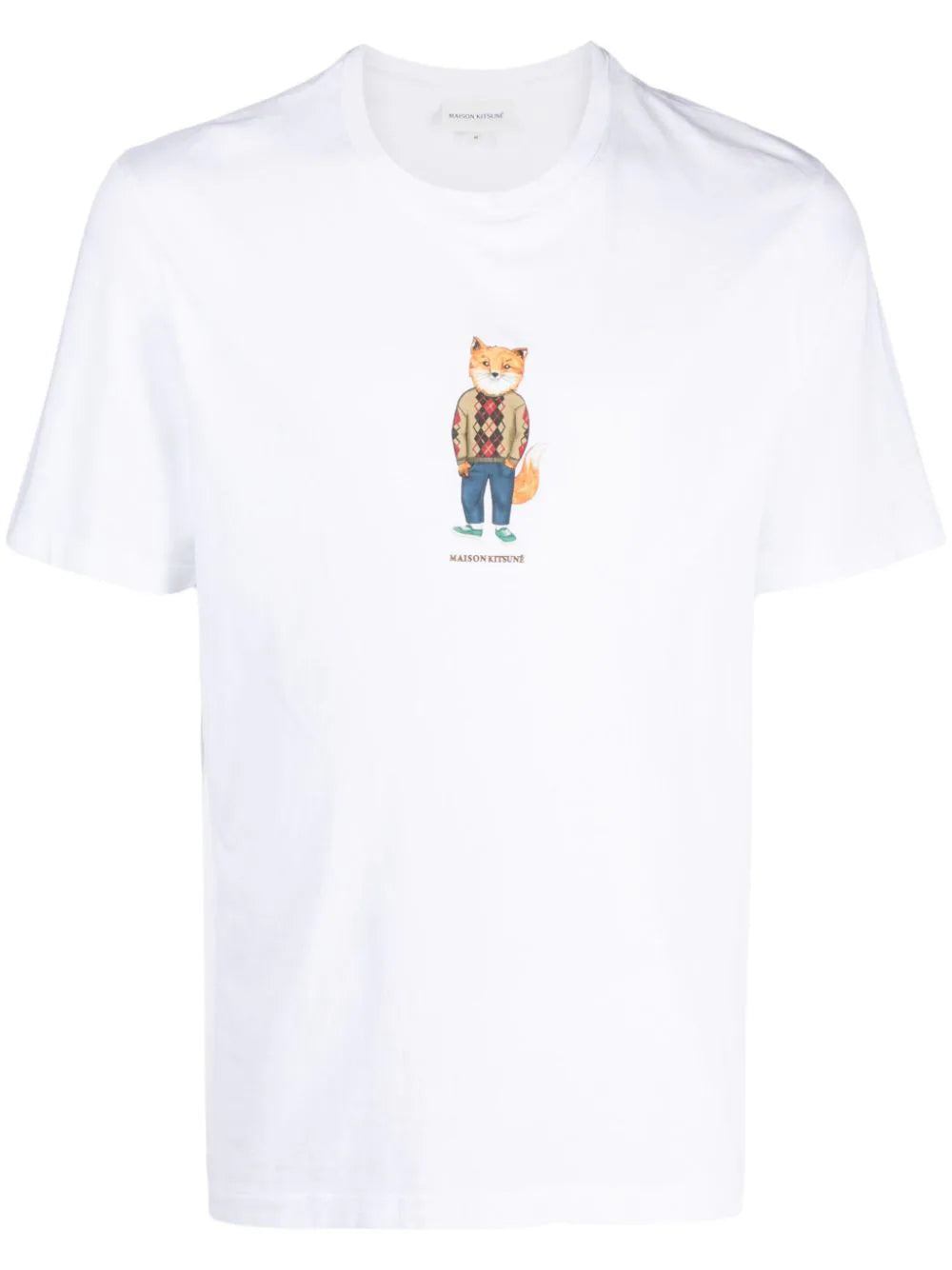 Maison Kitsuné T-shirt Dressed Fox Regular White