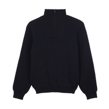 Charger l&#39;image dans la galerie, Le Minor Pull Camionneur en Laine Marine