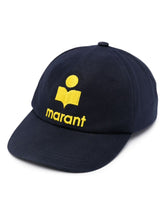 Charger l&#39;image dans la galerie, Isabel Marant Casquette Tyron Midnight Yellow