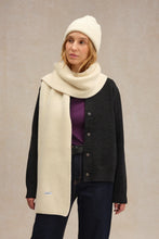 Charger l&#39;image dans la galerie, Le Minor Echarpe Mixte en Laine Mérinos Ecru