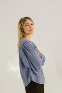 SacreCoeur Blouse Gladis Indigo Bleu