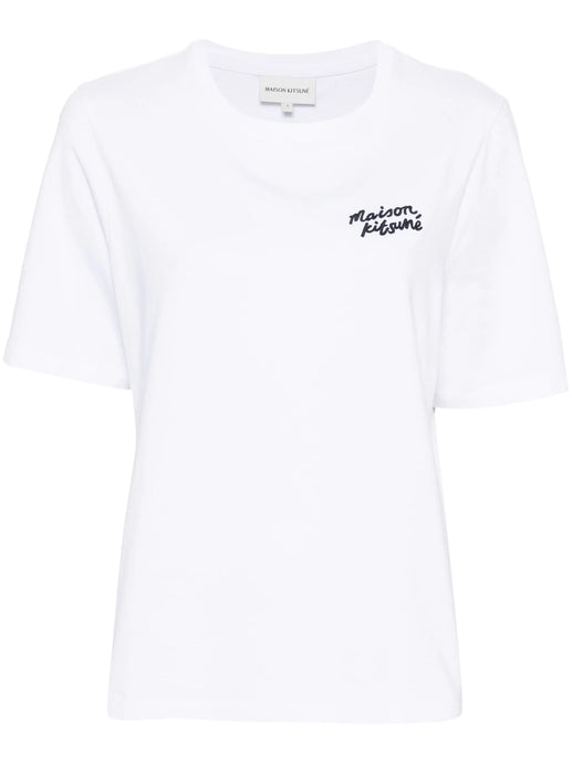 Maison Kitsuné T-shirt Handwriting Comfort White