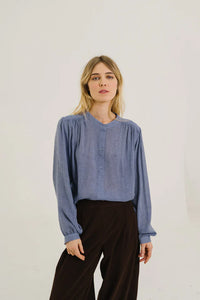 SacreCoeur Blouse Gladis Indigo Bleu