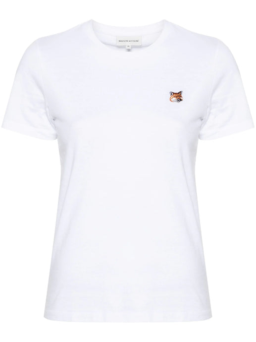 Maison Kitsuné T-shirt Fox head Patch White