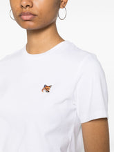 Charger l&#39;image dans la galerie, Maison Kitsuné T-shirt Fox head Patch White