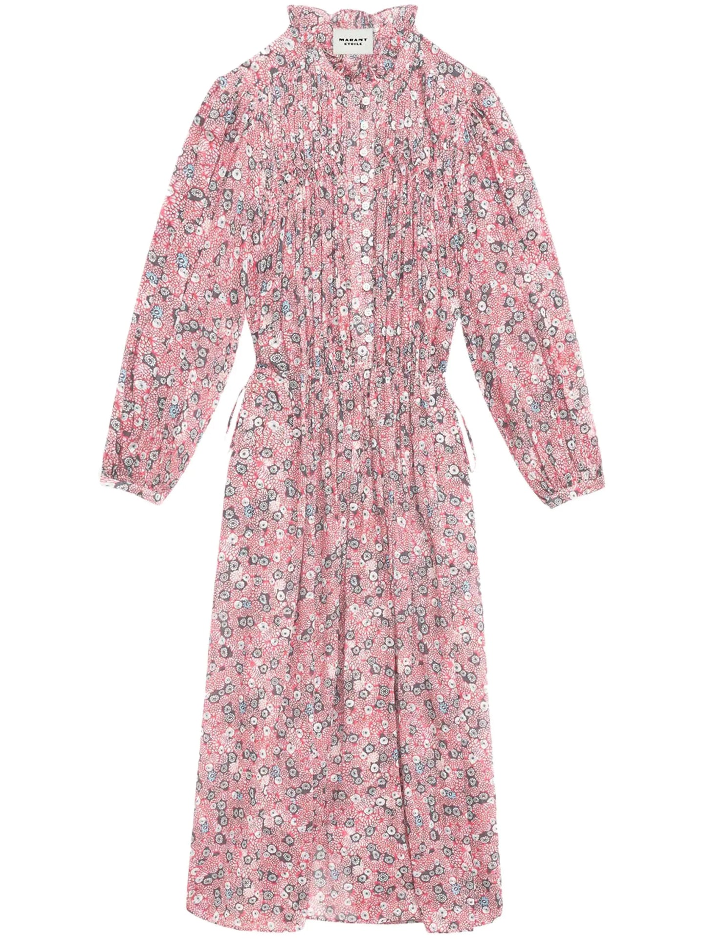 Isabel Marant Etoile Robe Dalida Raspberry Black