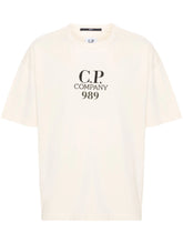 Charger l&#39;image dans la galerie, C.P. Company T-shirt Logo Broderie Pistachio