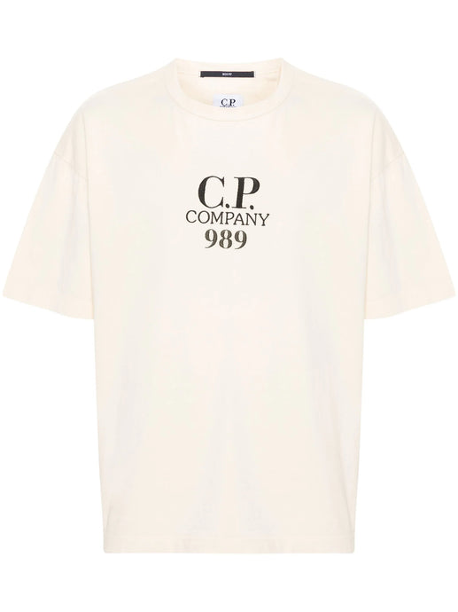 C.P. Company T-shirt Logo Broderie Pistachio