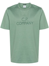 Charger l&#39;image dans la galerie, C.P. Company T-shirt Logo Broderie Green bay