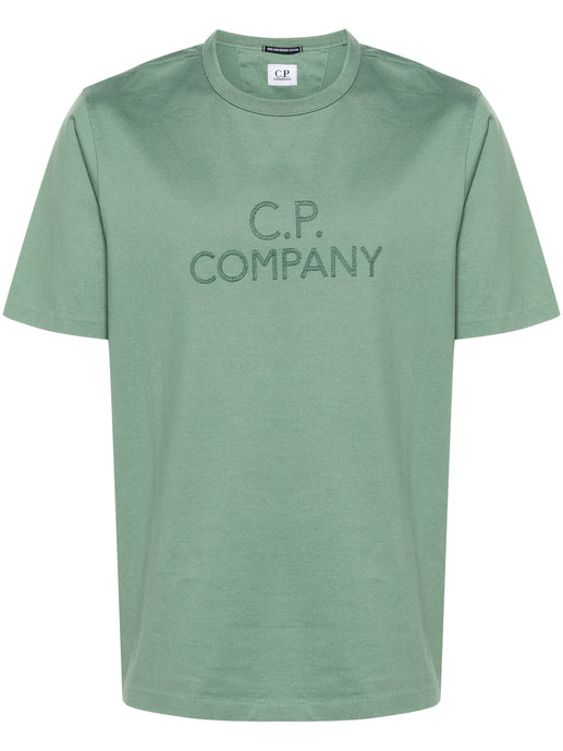 C.P. Company T-shirt Logo Broderie Green bay