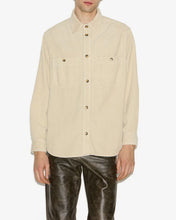 Charger l&#39;image dans la galerie, Isabel Marant Chemise en Velours Nario Ecru