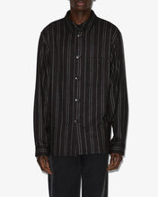Charger l&#39;image dans la galerie, Isabel Marant Chemise Irudy en Flanelle Black