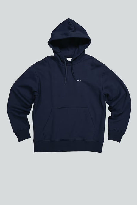 NN07 Hoodie Briggs en coton Marine