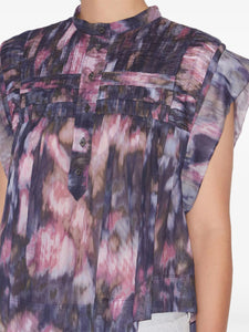Isabel Marant Etoile Top Leaza Purple Lilac