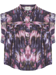 Isabel Marant Etoile Top Leaza Purple Lilac