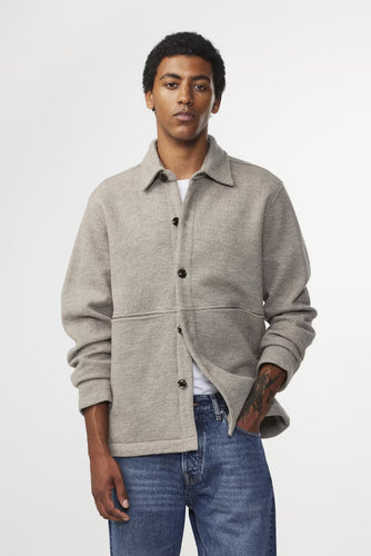 NN07 Veste Kian 6398 en Laine Khaki beige