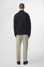 Charger l&#39;image dans la galerie, NN07 Veste Isak Zip en Laine Black