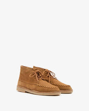 Charger l'image dans la galerie, Isabel Marant Boots Dersee en Cuir Velours Cognac
