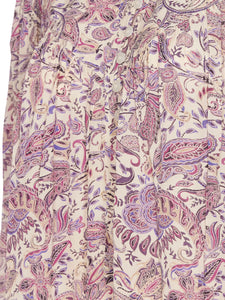 Isabel Marant Etoile Blouse Zalika Ecru Purple