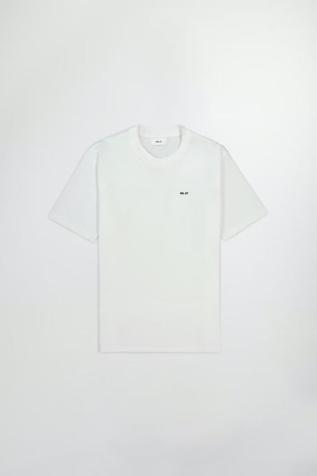 NN07 T-shirt Adam Coton Pima Blanc