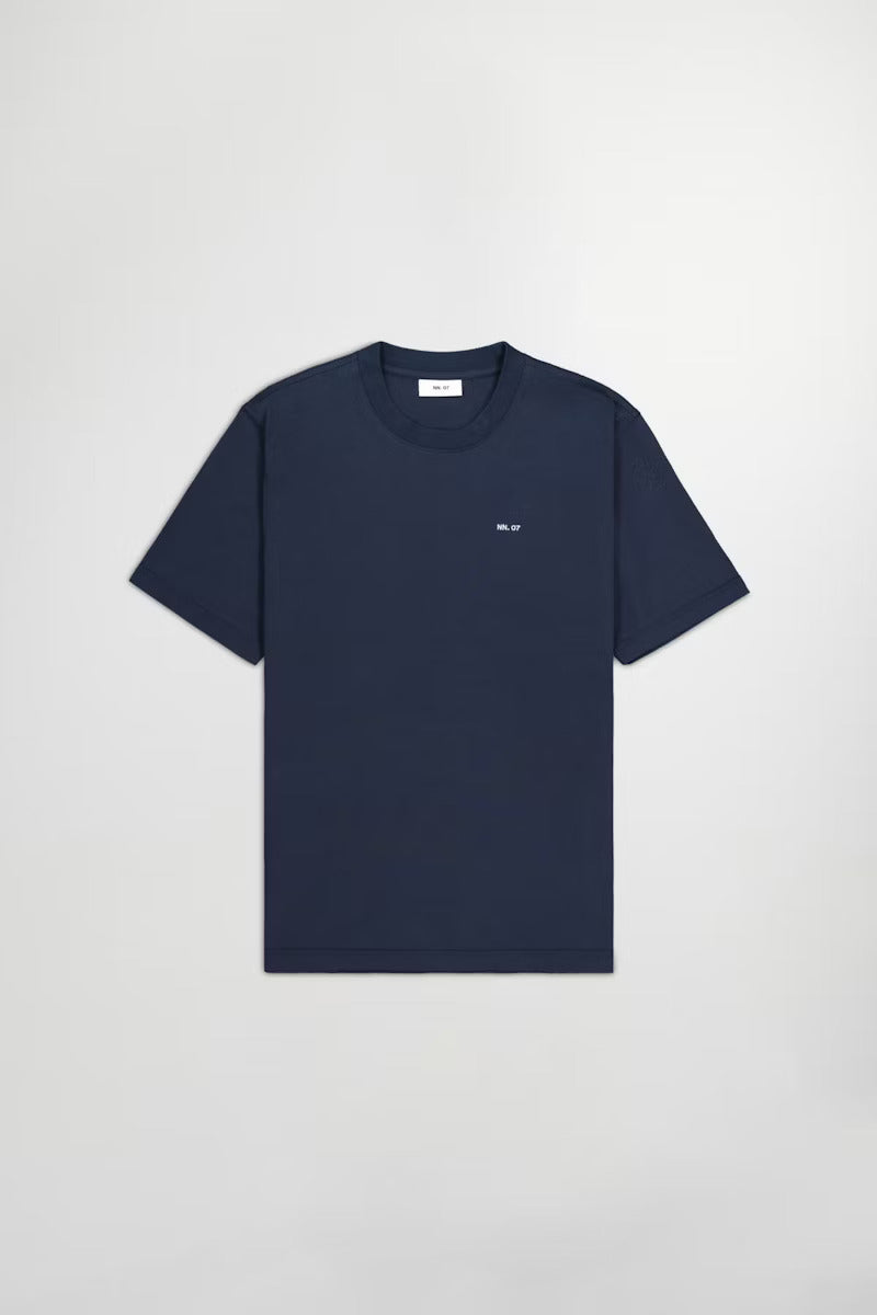 NN07 T-shirt Adam Coton Pima Marine