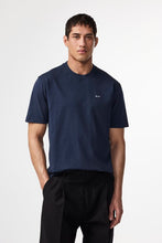 Charger l&#39;image dans la galerie, NN07 T-shirt Adam Coton Pima Navy Blue