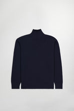 Charger l&#39;image dans la galerie, NN07 Pull Clark Col montant en Laine Navy