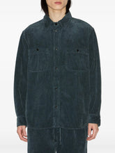 Charger l&#39;image dans la galerie, Isabel Marant Chemise en Velours Nario Storm Blue