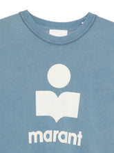 Charger l&#39;image dans la galerie, Isabel Marant Sweatshirt Mikoy Blue Ecru