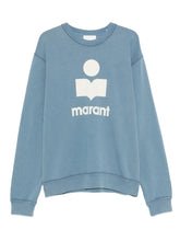 Charger l&#39;image dans la galerie, Isabel Marant Sweatshirt Mikoy Blue Ecru