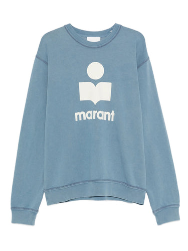 Isabel Marant Sweatshirt Mikoy Blue Ecru