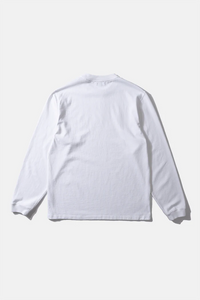 Edmmond Studios T-shirt Mino Logo Manches Longues Blanc
