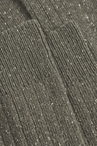 Norse Projects Chaussettes Bjarki Neps Wool Olive Night