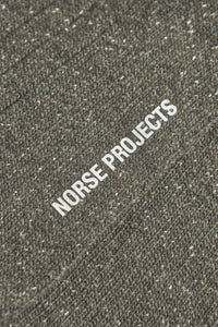 Norse Projects Chaussettes Bjarki Neps Wool Olive Night
