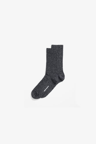 Norse Projects Chaussettes Bjarki Neps Wool Charcoal