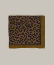Charger l&#39;image dans la galerie, Hartford Echarpe leopard en Laine Tabac