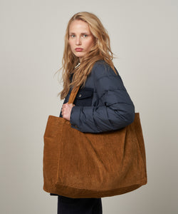 Hartford Sac Large en Velours Tabac