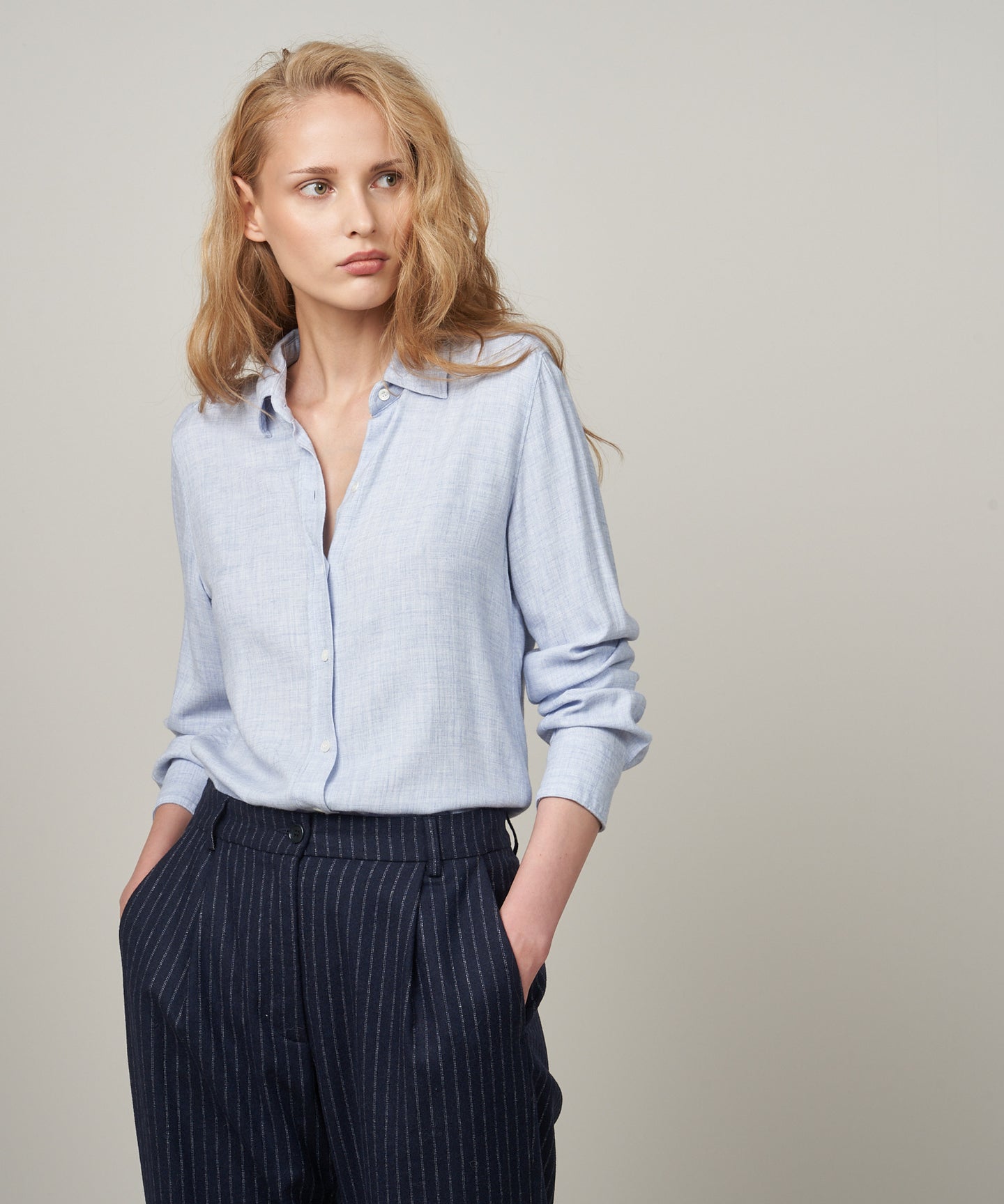 Hartford Chemise Coraz Bleu clair