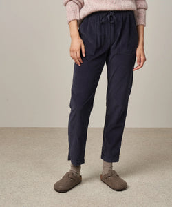 Hartford Pantalon Philemon en Velours Bleu