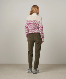 Hartford Pantalon Philemon en Velours Vert