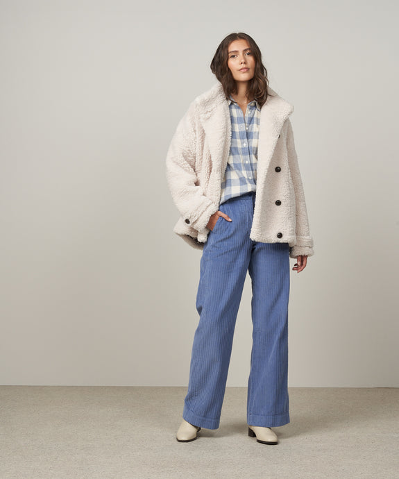 Hartford Manteau Velo en Sherpa Natural