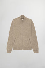 Charger l&#39;image dans la galerie, NN07 Veste Boiled Full Zip en Laine Khaki Beige