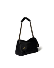 Charger l&#39;image dans la galerie, Jerome Dreyfuss Sac Lulu M Noir Brass