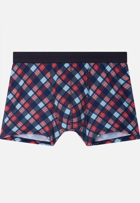 Le Slip Français Boxer Le Marius Tartan