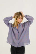 Charger l&#39;image dans la galerie, SacreCoeur Blouse Ali Wave Bleu